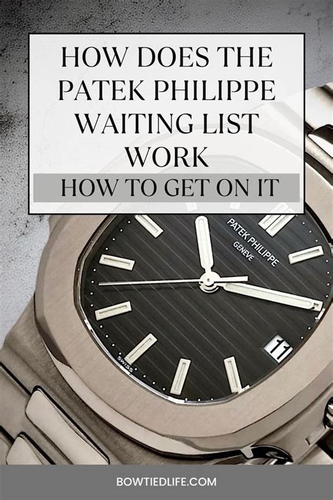 how to get on the patek philippe waiting list|patek philippe owners registration.